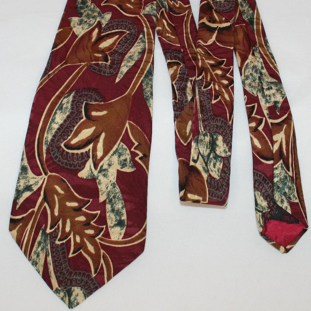 Emoda Floral Silk Tie